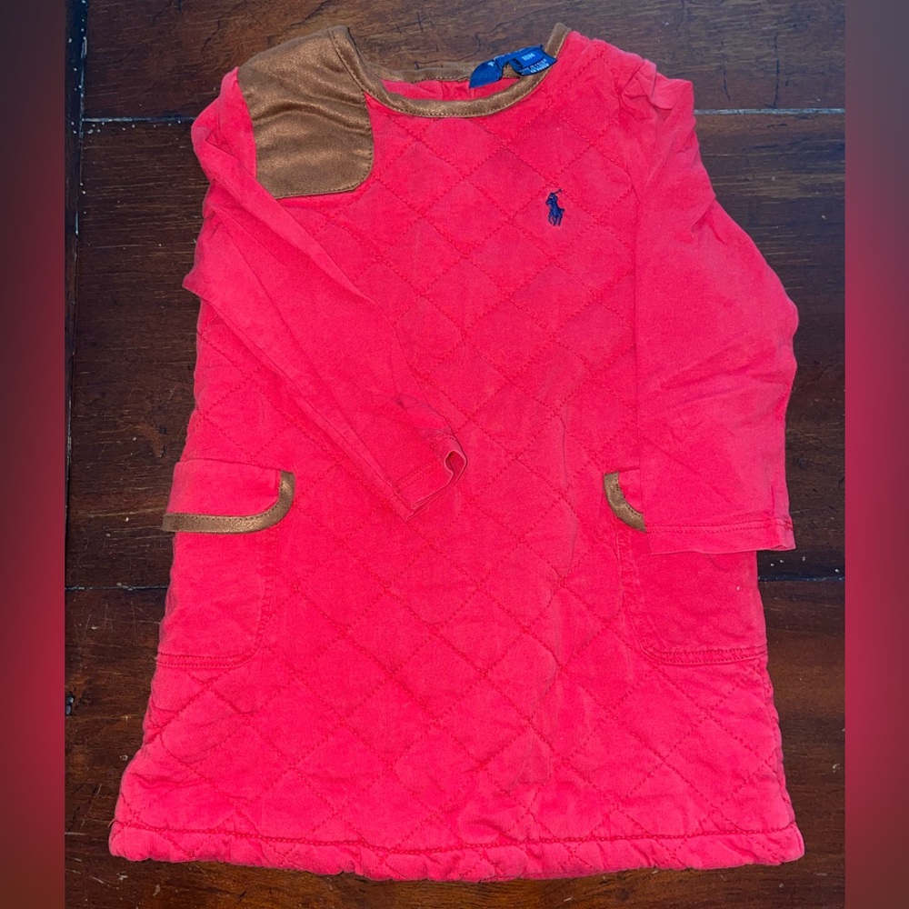 Ralph Lauren Quilted Toddler Dress
